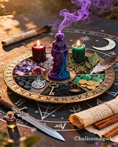 witchcraft spells book representation