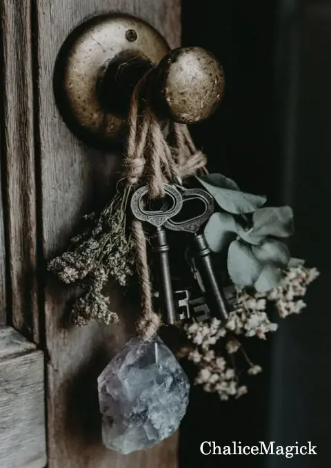house cleansing ritual image representation