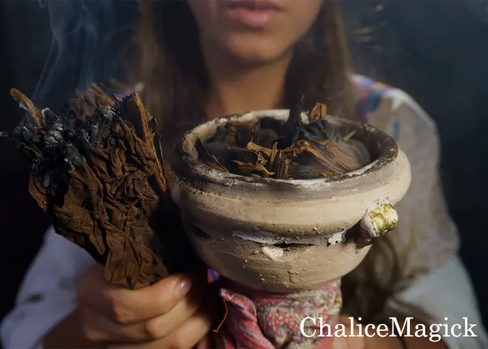 house cleansing ritual image representation